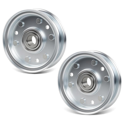 164090 Idler Flat Pulley For King Kutter RFM Series 4' 5' 6' Lawn Mower Tractor