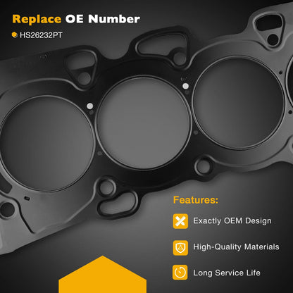 2.4L Engine Head Gasket Set /w Bolts For 01-06 Toyota Camry Solara Rav4 ES71183