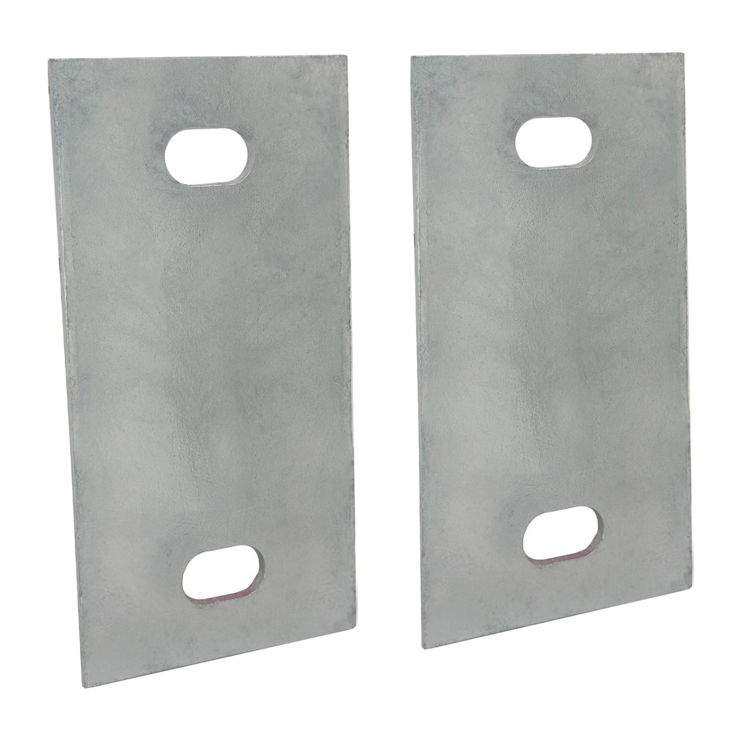 Stationary Dock Washer Plate, 5" x 2-1/2" - Heavy-Duty Galvanized Steel (2)