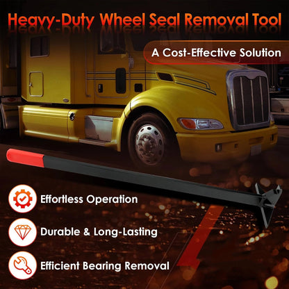 30" Heavy-Duty Wheel Seal Puller ＆ Removal Tool For Semi-Truck Trailers Tractors