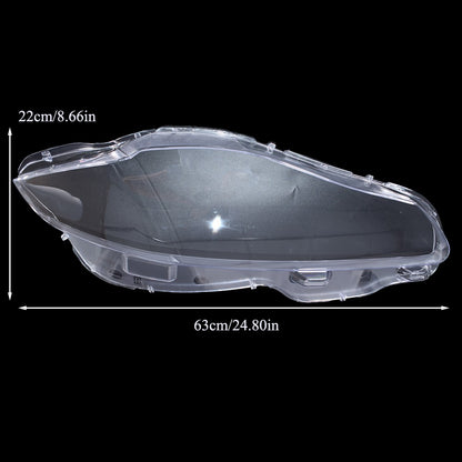Pair For Jaguar XJ XJL 2010-2019 Front Headlamp Headlight Lens Cover Shell Clear