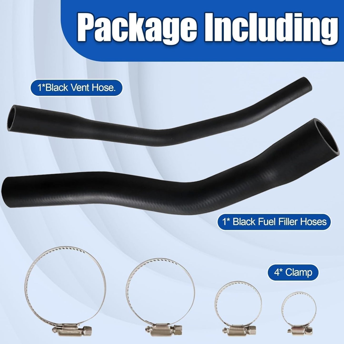 Fuel Tank Fill & Vent Hoses 52100131AD & 52100132AB Fits Jeep Cherokee XJ 97-01