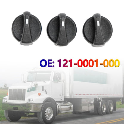 3x Heater Fan Speed A/C Control Knob Switch For 1987-2011 Peterbilt 121-0001-000