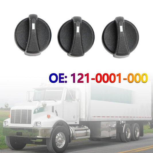 3x Heater Fan Speed A/C Control Knob Switch For 1987-2011 Peterbilt 121-0001-000