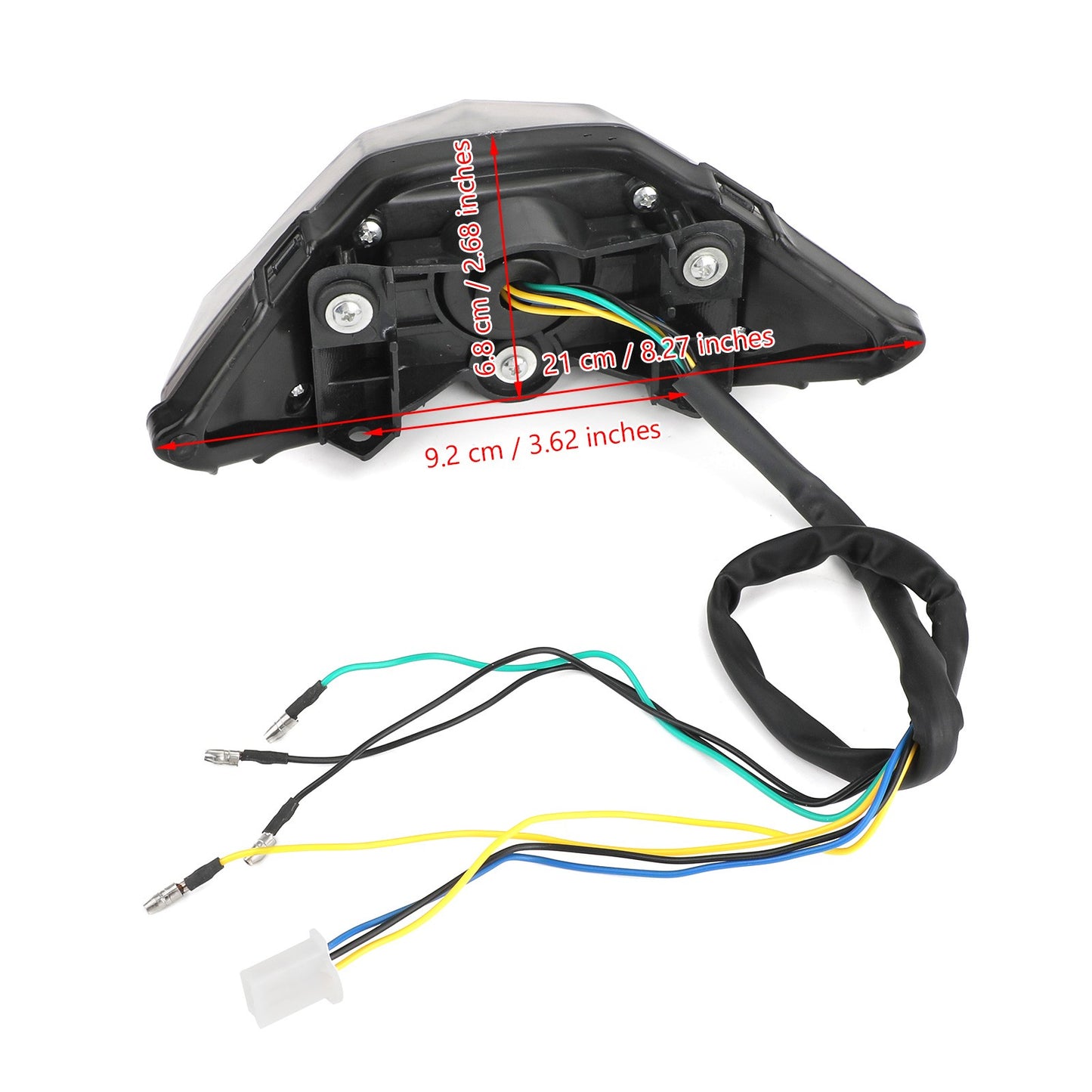 Rear Brake Turn Signals Taillight for KAWASAKI Ninja 250R 300 2013-2017 Red