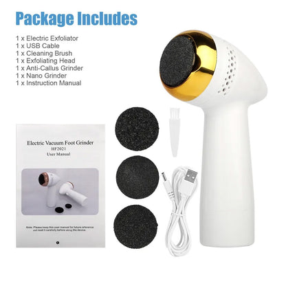 Electric Foot Grinder USB Pedicure File Machine Hard Dead Skin Callus Remover US