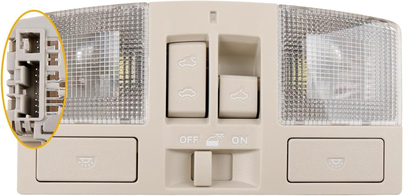 BBM669970B75 Overhead Console w/ LED Light & Sunroof Switch For 2010-13 Mazda 3