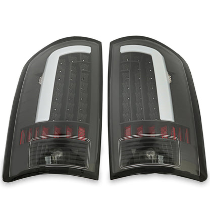Solid Spare For 2002 2003-2006 Dodge Ram 1500 2500 3500 LED Tail Lights Brake Lamps Clear