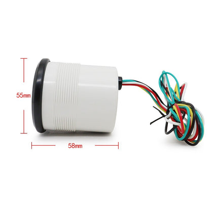 2" 52mm Universal Car Tachometer Gauge Meter with LED Shift Light 0-8000 RPM 12V