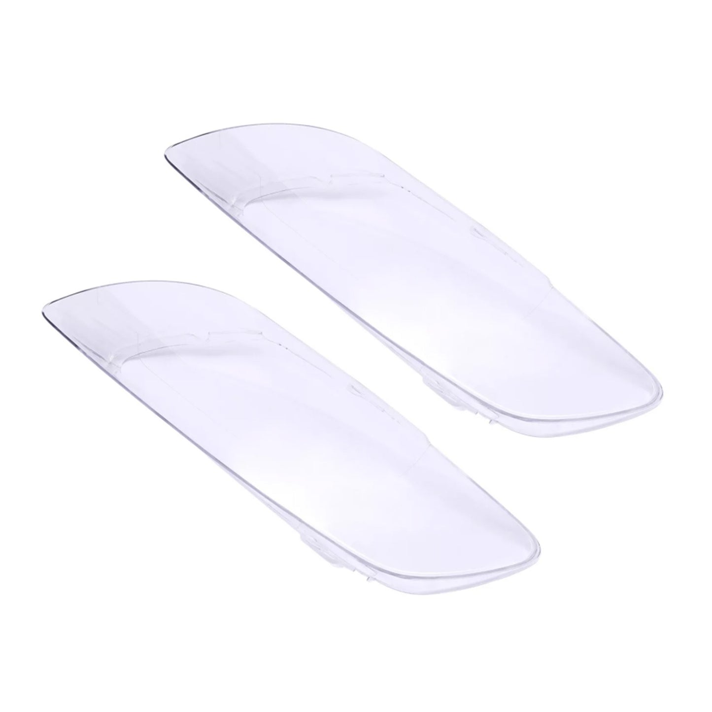 2PCS Front Headlight Glass Clear Cover For Audi Q7 2006-2015