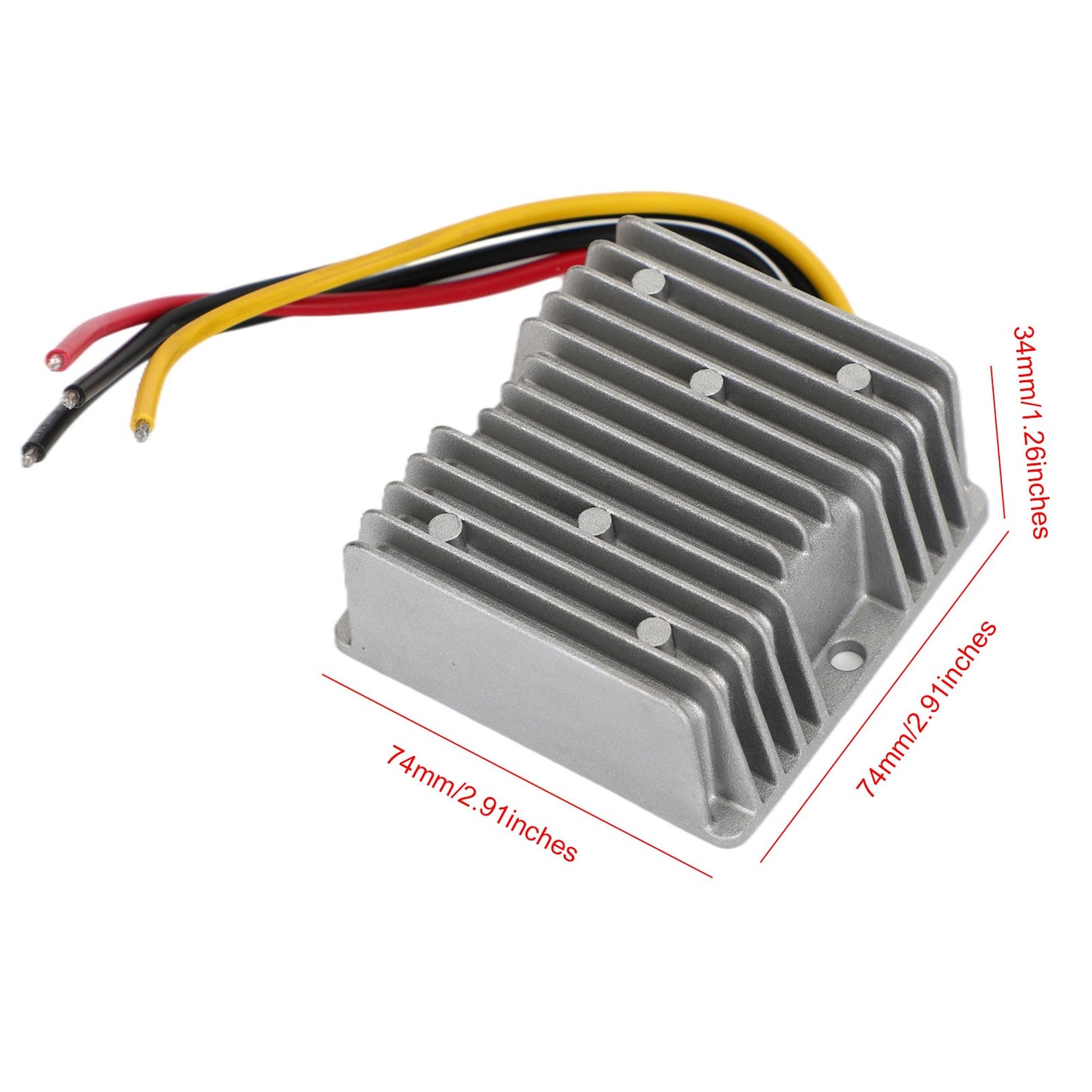 WaterProof 36V/48V to 24V 20A 480W Step Down DC/DC Power Converter Regulator US