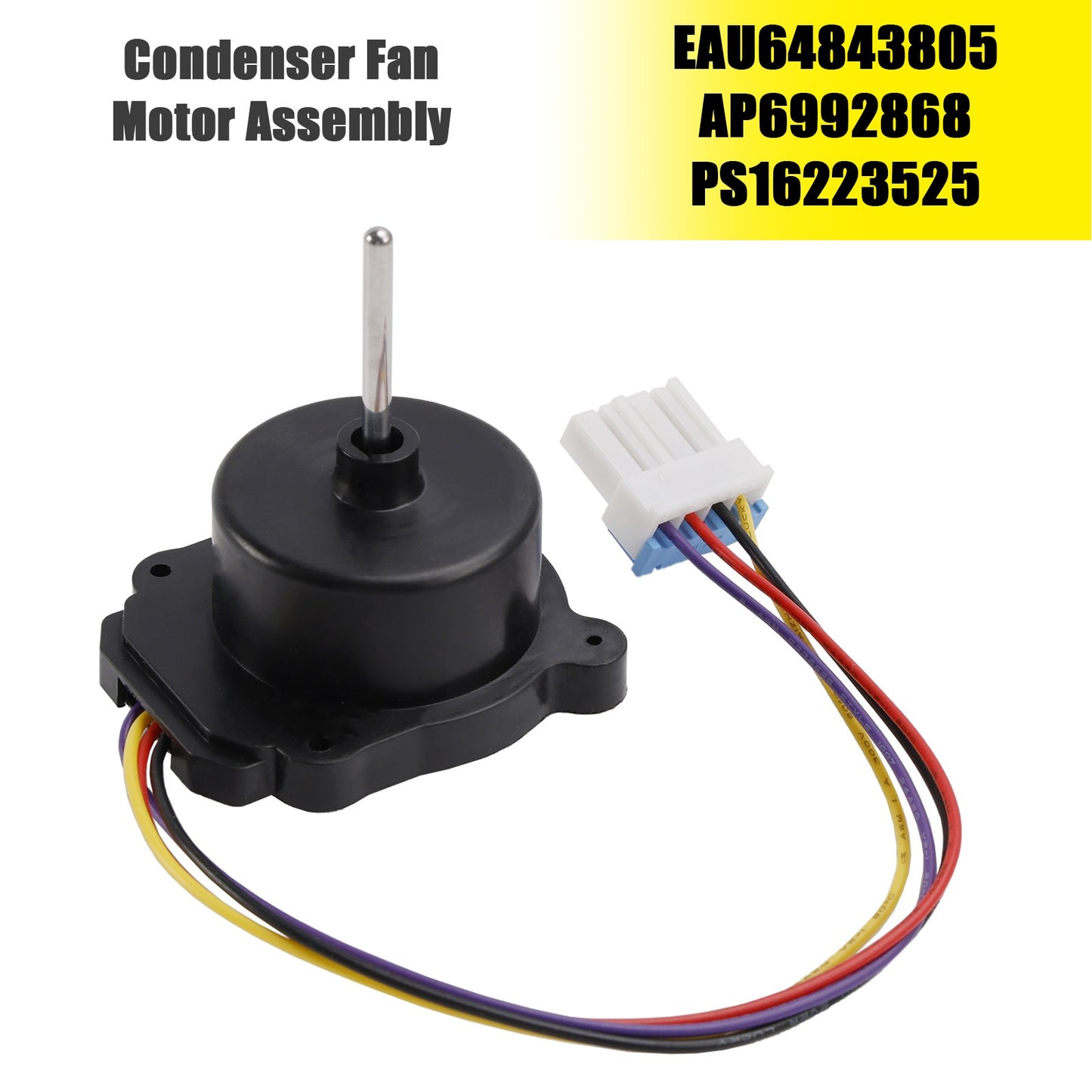64843805 Condenser Fan Motor Assembly for LG Refrigerator AP6992868 PS16223525