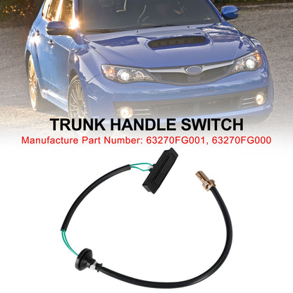 Tailgate Hatch Trunk Handle Switch 63270-FG001 Fit Subaru Impreza 2008-2014