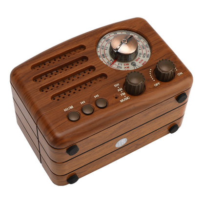Retro-Style Decorative Radio Mini Multifunction Music Player Bluetooth Speaker