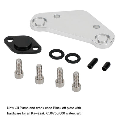 Crank Case Oil Plate Cover Cap drain For Kawasaki 650sx SX X2 TS 750sx 800