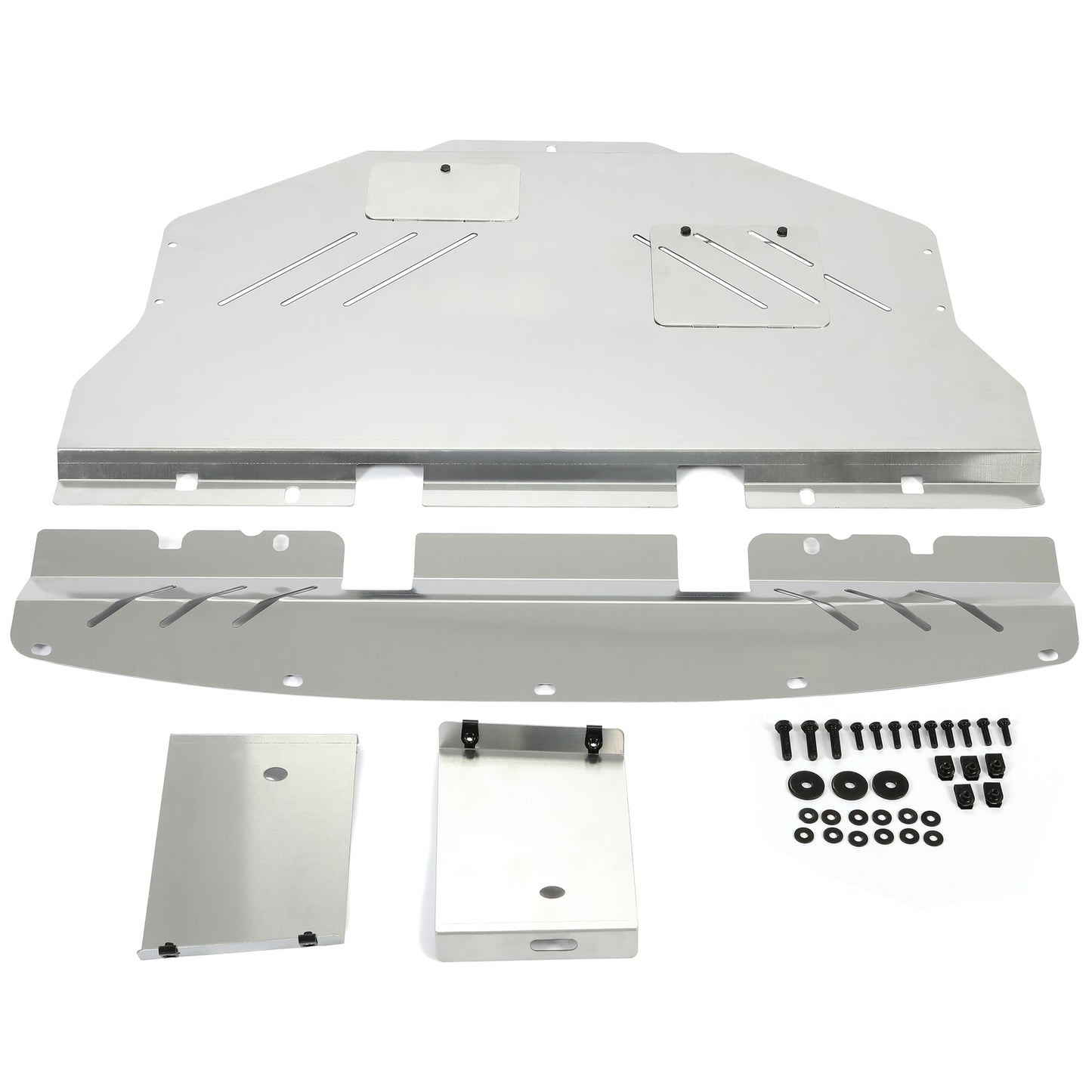 Solid Spare For 11-14 Subaru WRX Impreza Engine Splash Shield Under Tray Skid Plate Aluminum