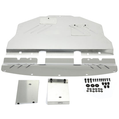 Solid Spare For 11-14 Subaru WRX Impreza Engine Splash Shield Under Tray Skid Plate Aluminum