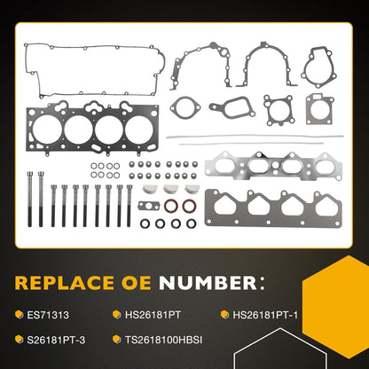 MLS Cylinder Head Gasket Set Fit 2001-12 Hyundai Tucson Tiburon Kia Soul Spectra