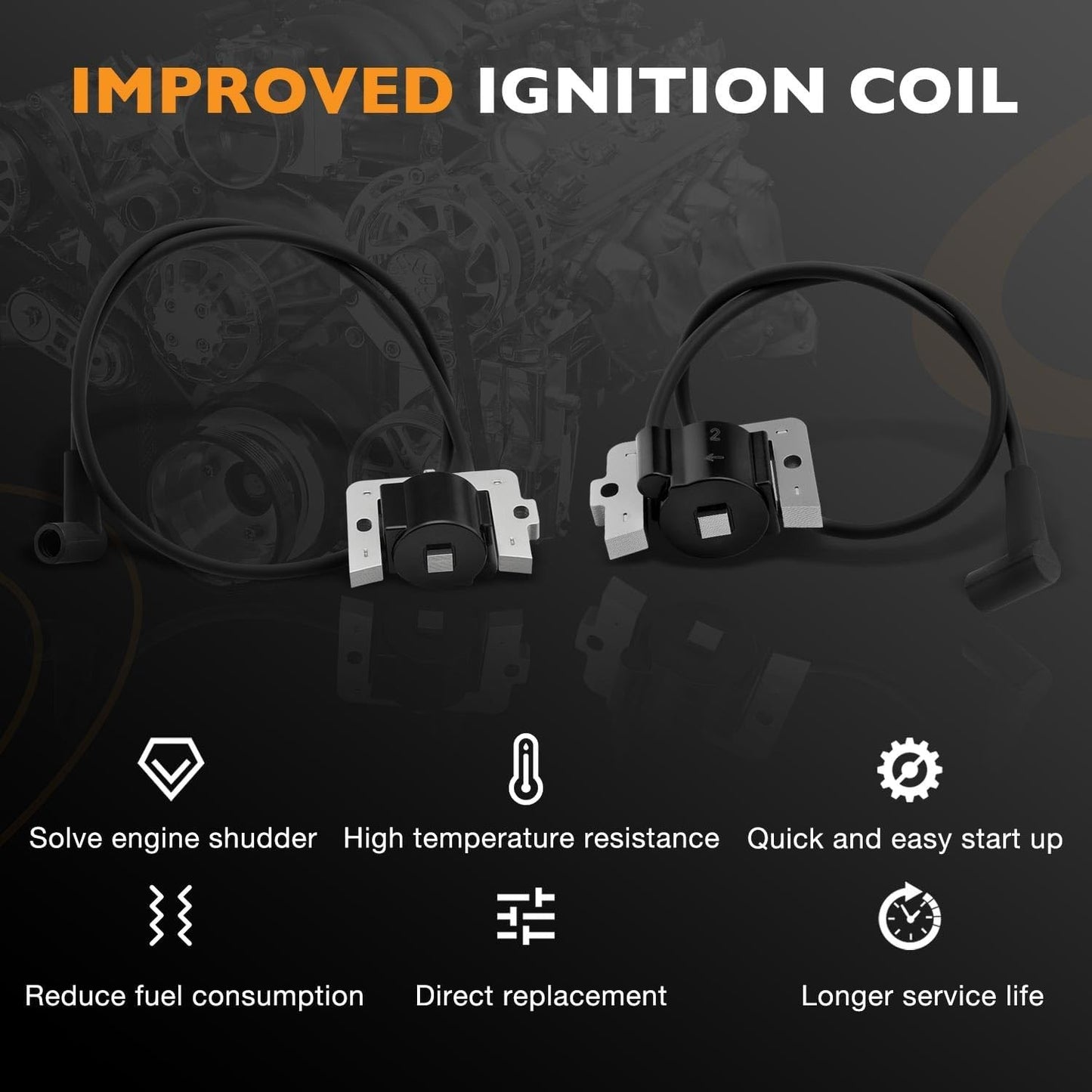 21" 166-0859-02 30" 166-0859-01 Ignition Coil Pack For Cummins Onan RV Generator