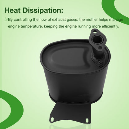 Generator Muffler For Honda GX340 GX390 Clone 420-459cc Predator 56170 Champion