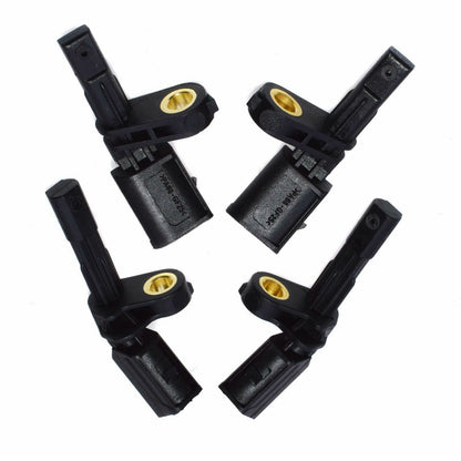 4 ABS Wheel Speed Sensor Front Rear Left & Right Fits for Audi & Volkswagen Set