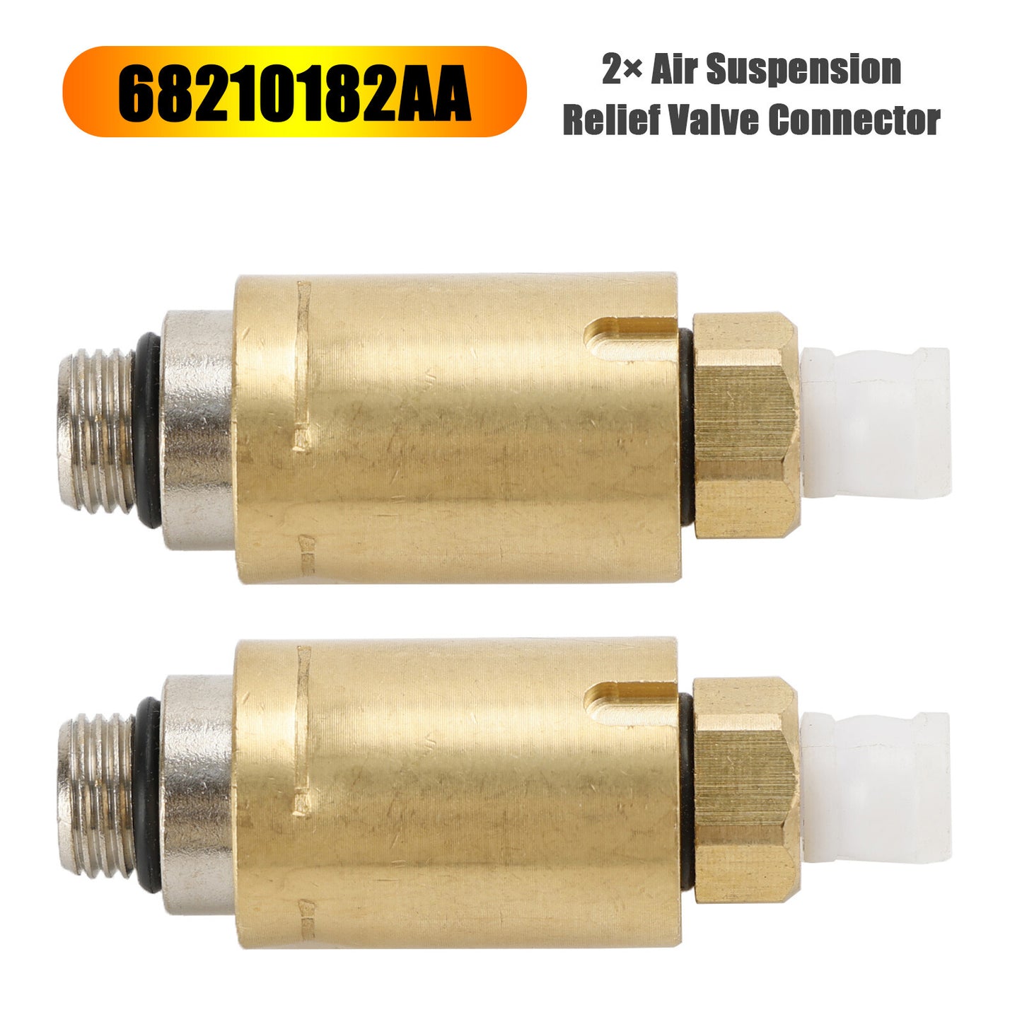 2× 68210182AA Air Suspension Relief Valve Connector for Grand Cherokee Ram 1500