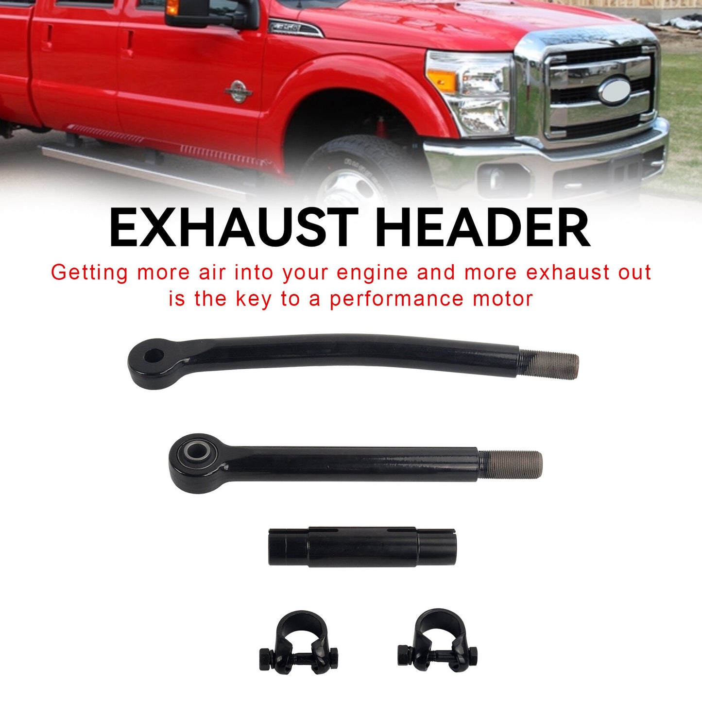 Front Adjustable Track Bar 0-8" Lift Fit Ford F250 F350 2005-2016 4X4 4WD