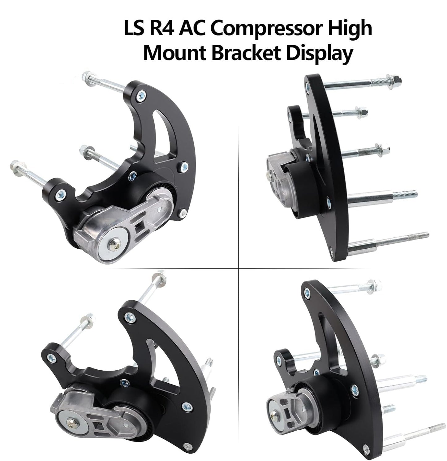 High Mount AC Bracket For LS1 LS2 LS3 LS6 Swap For Vortec Truck Engines LQ R4 LS