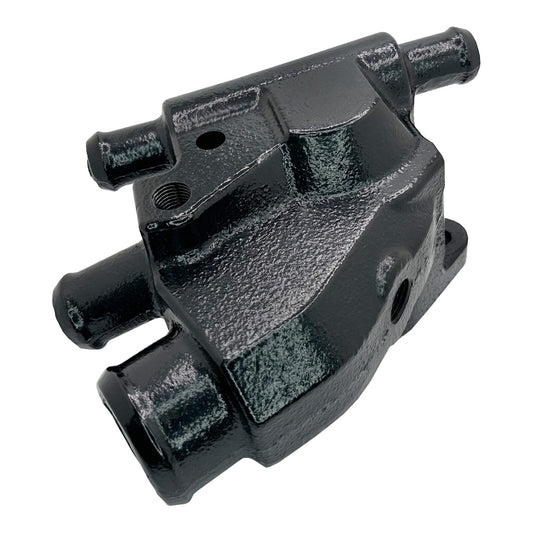 Solid Spare Thermostat Housing for Volvo Penta OMC V6 V8 Engines - 3861676, 3589553