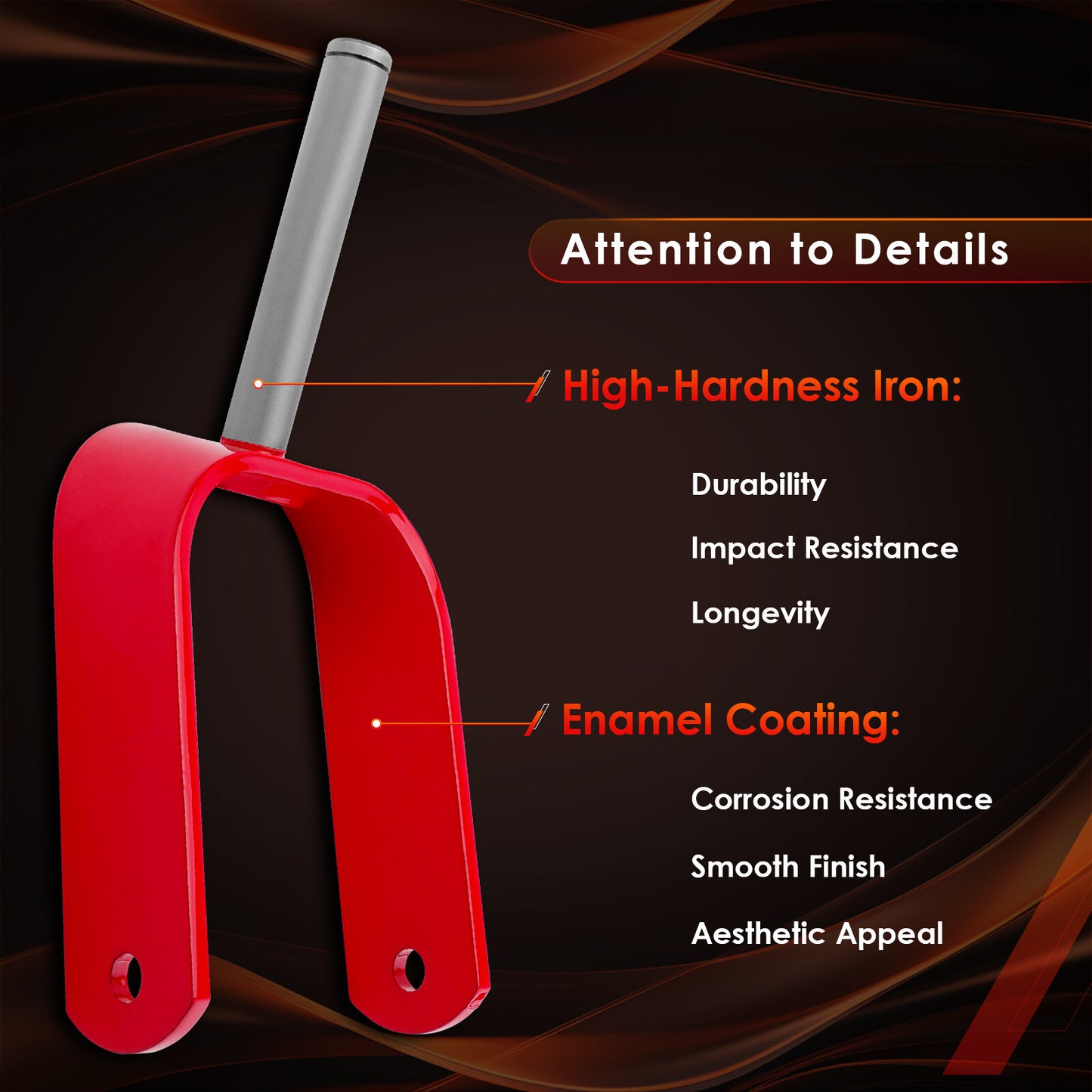 108-7851-01 Red Caster  Fork For Toro TimeCutter 74360 74363 Zero Turn Mower