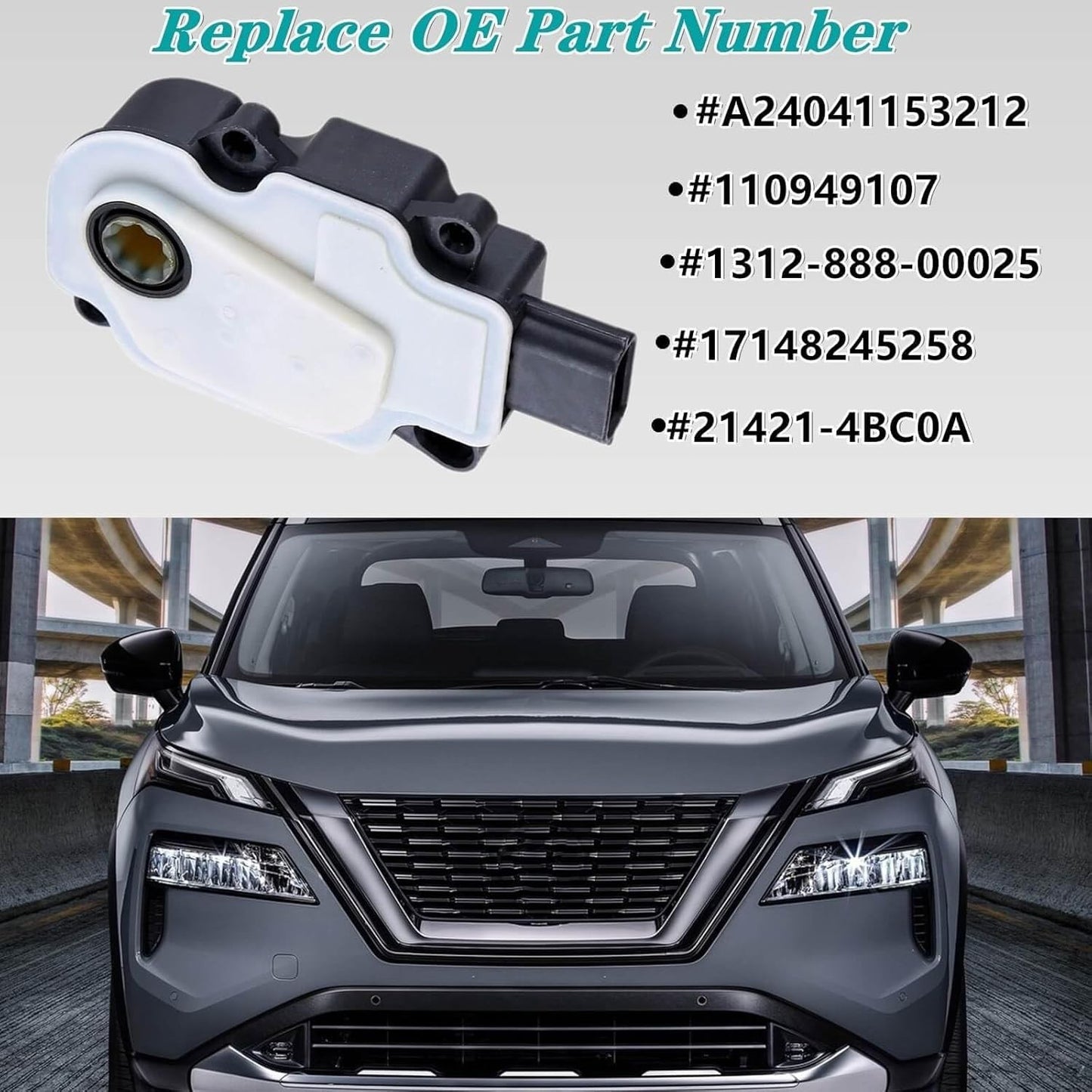 NEW Shutter Grille Air Actuator Motor Fits For 2017 2018 2019 2020 Nissan Rogue