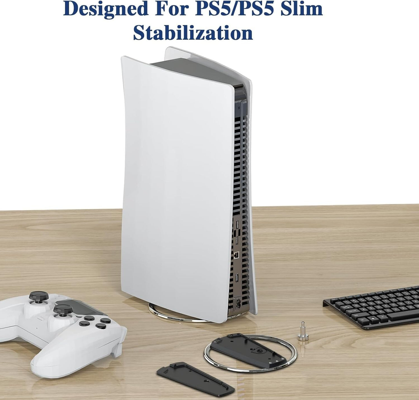 Vertical Stand For PS5 Consoles / PlayStation 5 Slim Game Dock Base Accessories