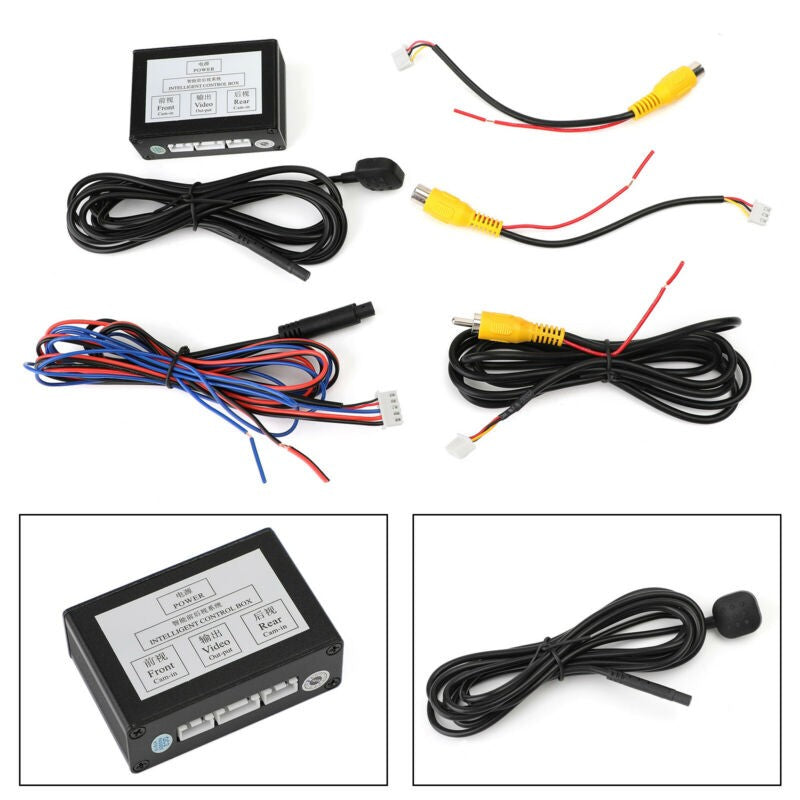 1PC Universal Car Front Rear Parking View Camera Switch 2 Channel Control Box US