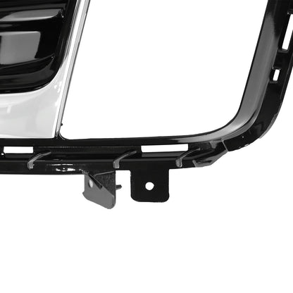 2Pcs Fog Light Cover For 2019-2024 Ford Edge Front Bumper Chrome Trim w/Bezel