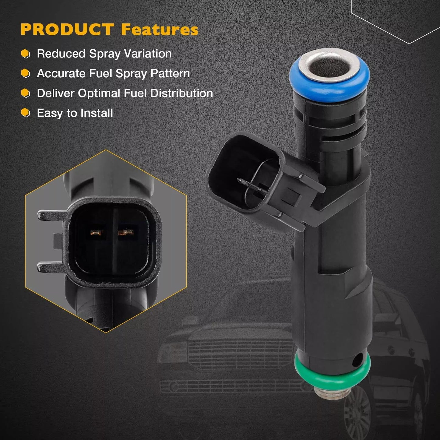8x FJ817 Fuel Injector Set For 05-07 Ford F150 F250 F350 Lincoln Navigator 5.4L