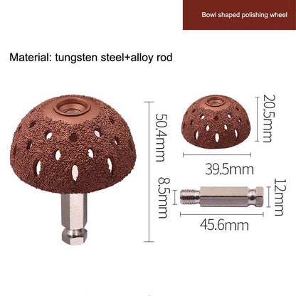 2pcs Tire Grinding Head Rasp Buffer Ball Tyre Repair Hand Tool Buffing Wheel US