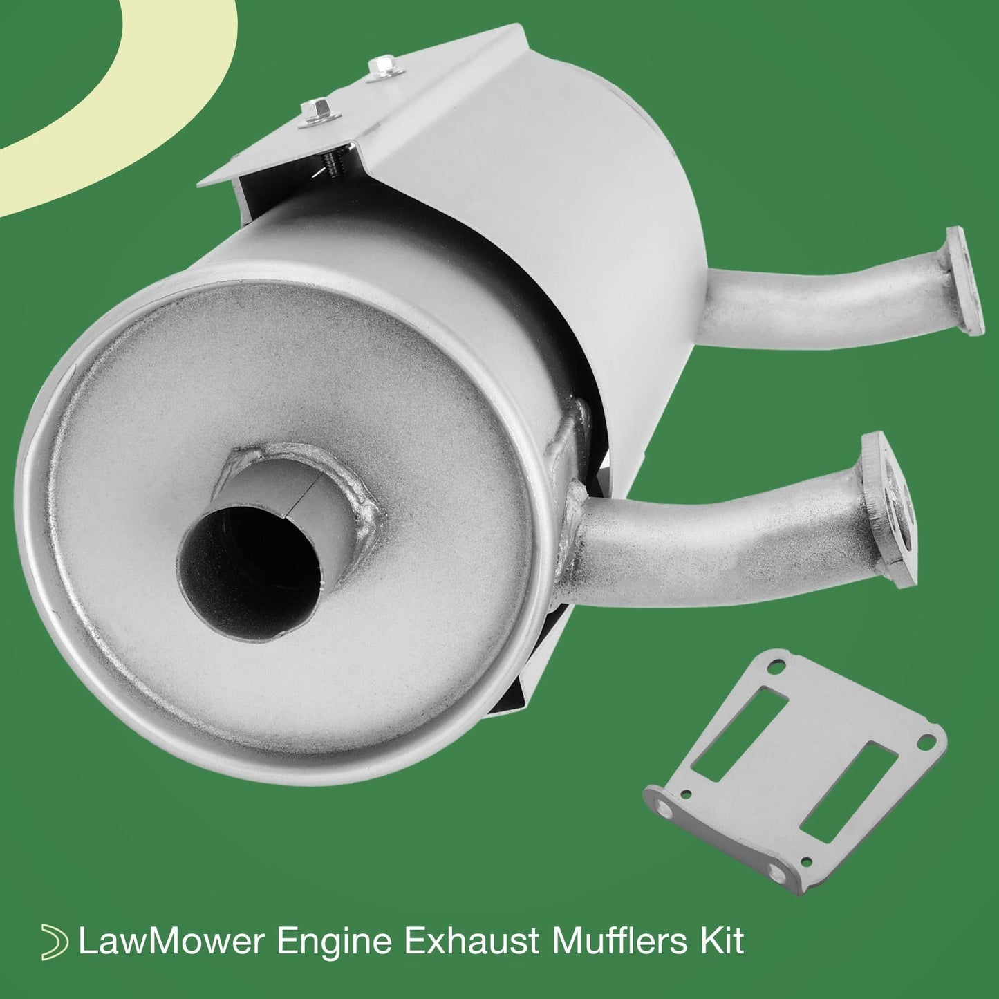 Muffler For Kohler CH18-CH25 CH620-740 22-24HP Engine Lawn Mower Right Mufflers