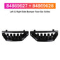 Left & Right Side Bumper Face Bar Grilles for GMC Sierra 1500 2022-2024