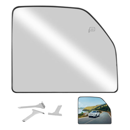 For 2017-2022 Ford F250 F350 SD Heated Mirror Glass Upper Passenger Side Right