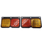 2Pcs Tail Light For Nissan UD Truck Tail Lamp 1995-2013 LH +RH Waterproof 24V US