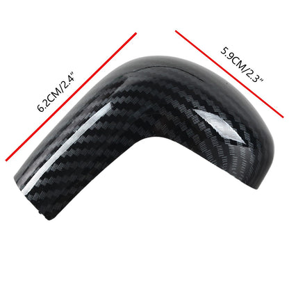 ABS Carbon Fiber Gear Shift Knob Cover Trim For Toyota Camry 2018 2019 2021