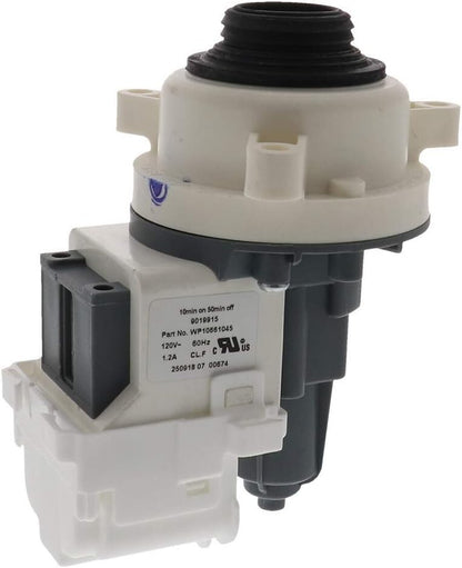 Solid Spare ERP ERW10661045 Washing Machine Drain Pump Replaces Whirlpool