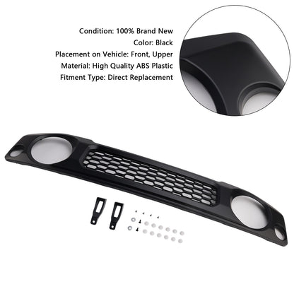 Black Honeycomb Front Bumper Grille Grill Fit Suzuki Jimny JB74 2019~2023