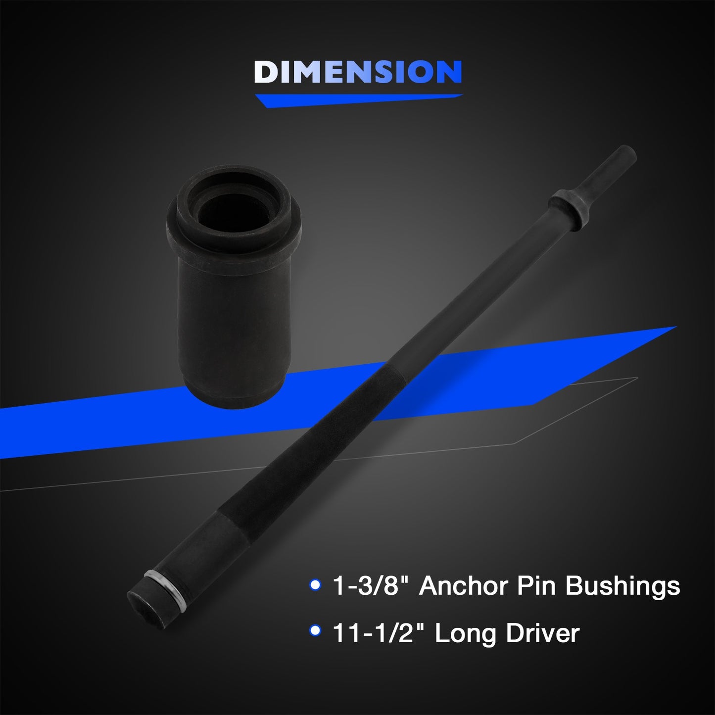29090 Portable Truck Anchor Pin Bushing Kit Installation & Removal Tool 1-3/8"