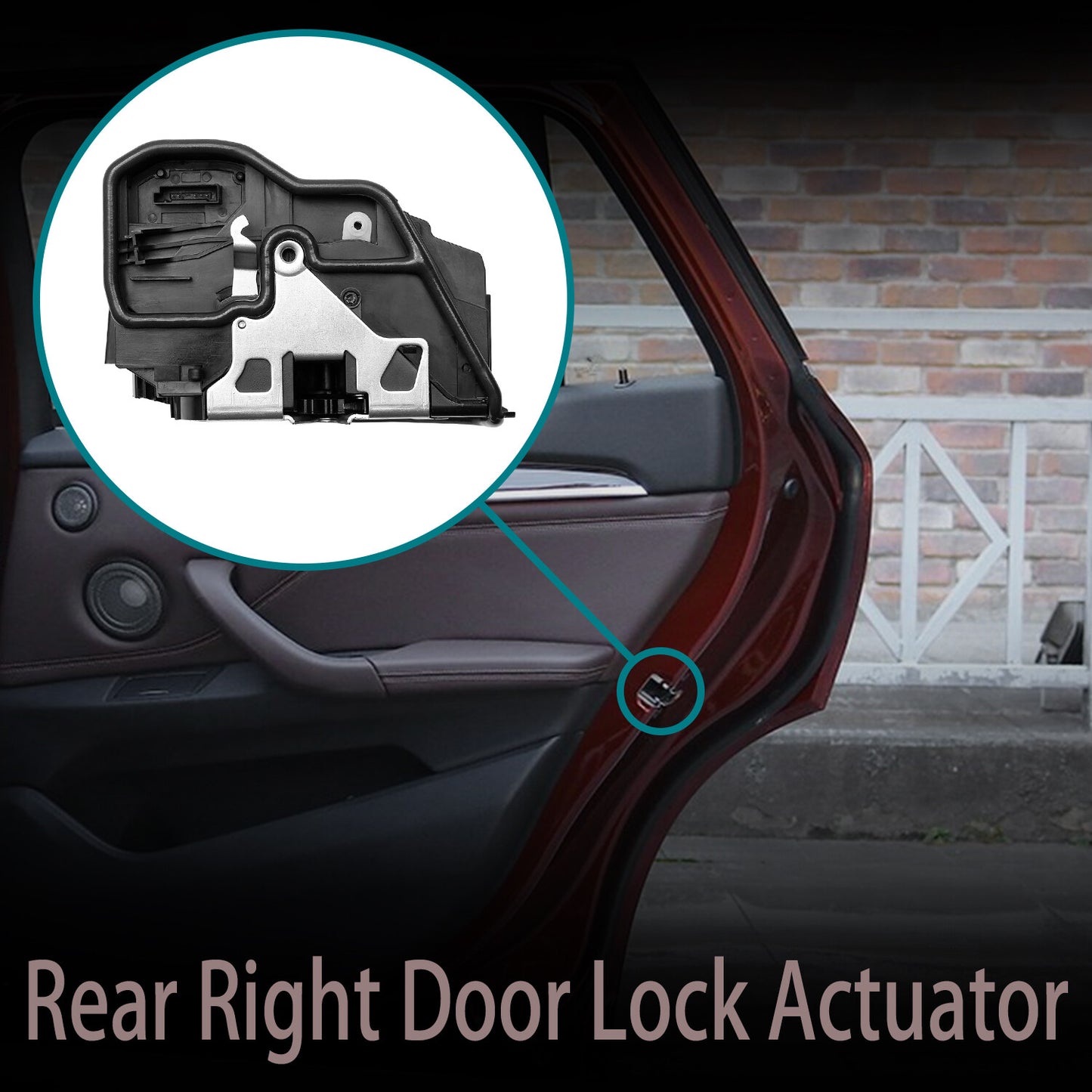 Door Lock Actuator Rear Right for BMW E60 E61 E70 E83 320i 323i 325xi 328i 330i