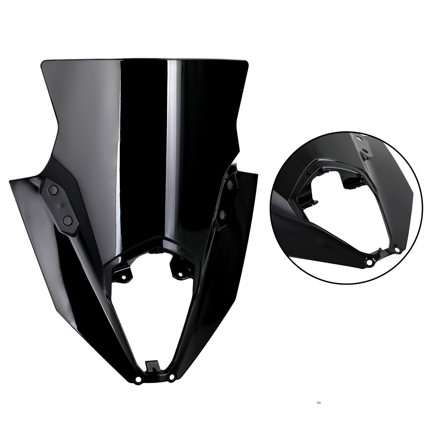 Windshield Windscreen Protector for Kawasaki NINJA 650 ER6F 2020-2022 Black