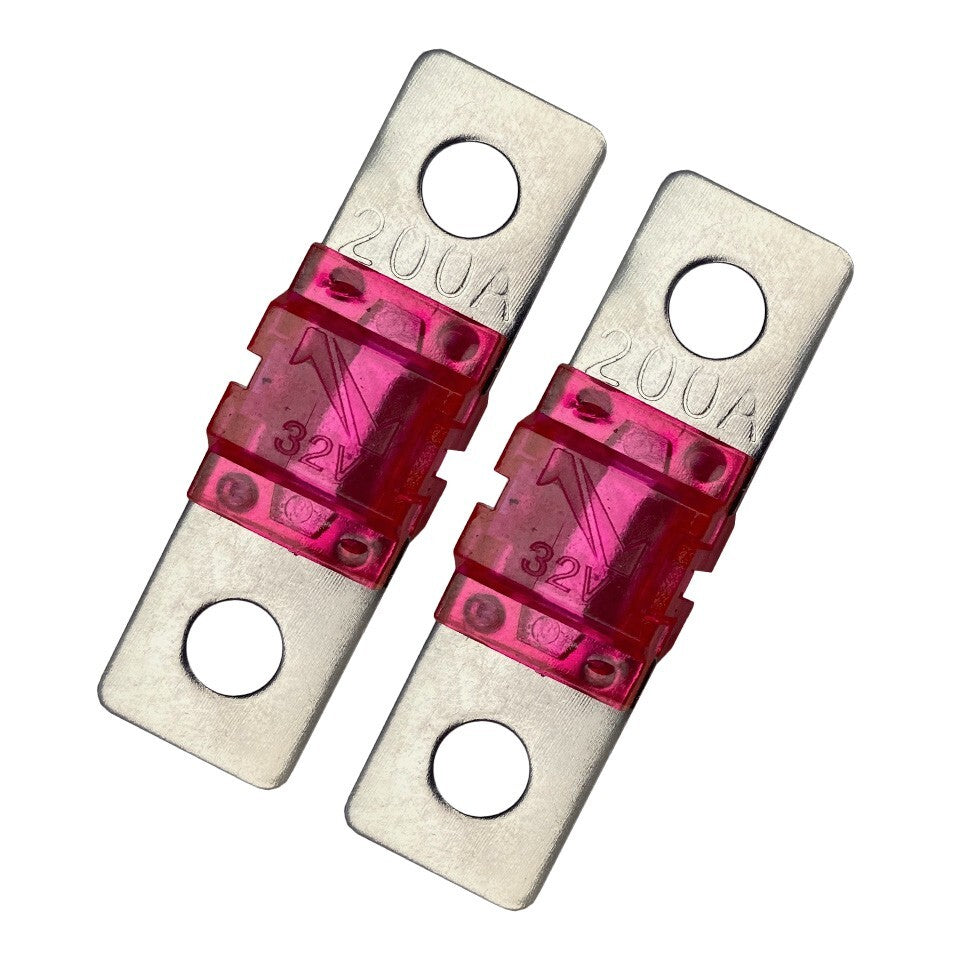 MIDI / AMI 200A 200 Amp 32V Fuse - Auto Marine Stereo Audio Video Bolt On 2 Pack