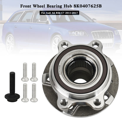 Front Wheel Bearing Hub 8K0407625B For Audi A6 RS6 C7 2011-2017 2016 2015 2014
