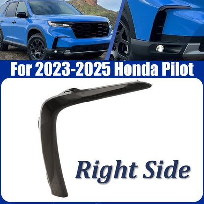 Front Bumper Molding Trim For 2023-2025 Honda Pilot Black Right Passenger Side