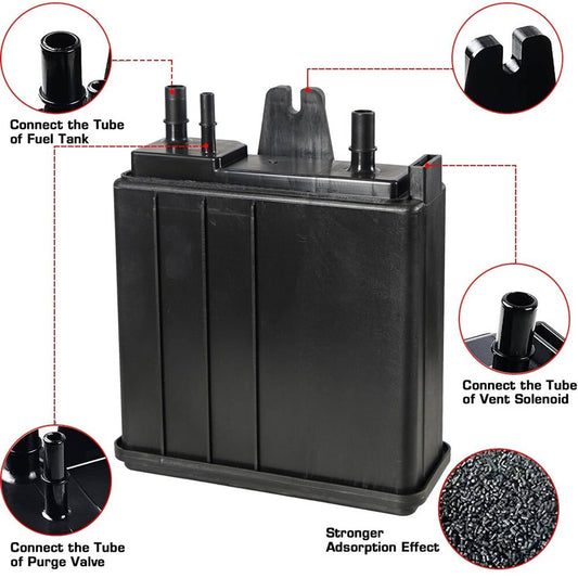 Solid Spare Evaporative Charcoal Canister For Chevrolet Tahoe GMC Yukon 2004-2016